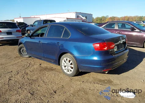 2012 Volkswagen Jetta 2.5L Se из США, поврежденный, VIN 3VWDP7AJ5CM352440